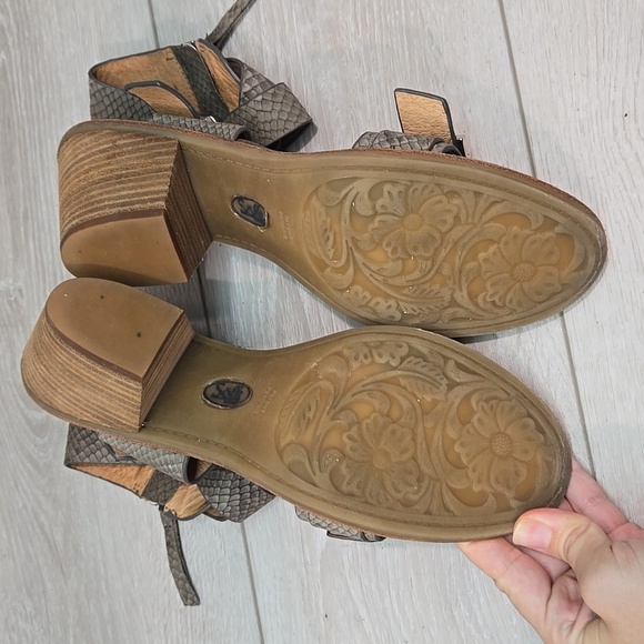 Sofft Women's Manryn Leather Open Toe Heels Sandals Shoes Sz 10M - Picture 13 of 16